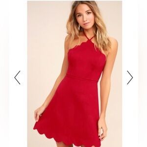 Lush Clothing Red women’s mini Dress size small